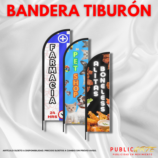 Bnadera tiburón